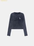  Áo Tay Dài Bad Blood Rusty Denim Muscle Long Sleeve Blue sku w-tee25-014 