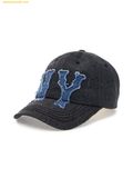  Mũ Lưỡi Trai MLB Denim Coopers Unstructured Ball Cap New York Yankees 3ACPD045N-50BKS Màu Đen 