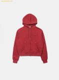  Áo Hoodie Bad Blood Beyond Soft Hood Zip-Up - Red w-hde24-045 Màu Đỏ 