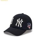  Mũ Lưỡi Trai MLB League Logo Unstructured Ball Cap 3ACPB215N-00BKS - Màu Đen 