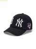 Mũ Lưỡi Trai MLB League Logo Unstructured Ball Cap 3ACPB215N-00BKS - Màu Đen