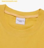  Áo Phông ADLV Lettering Rabbit Short Sleeve T-Shirt Mustard 
