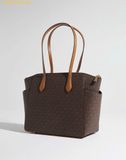  Túi Tote Michael Kors MK Marilyn Medium Tote Bag Màu Nâu Logo 