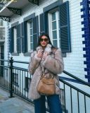  Túi xách JW PEI Lucia Classic Top Handbag - Nâu nhạt 