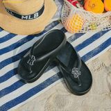  Dép Xỏ Ngón MLB Chunky Bouncer New York Yankees 3ALPFBF33-50BKS 