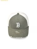  Mũ Lưỡi Trai MLB Basic Washing Mesh Cap Boston Red Sox 3AMCB0153-43KAL - Khaki 