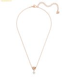  Dây cổ, dây chuyền SWAROVSKI Lifelong Heart pendant White, Rose gold-tone plated SKU 5516542 