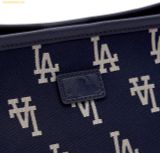  Túi đeo chéo MLB Monogram Jacquard Bucket Bag LA Dodgers 3ABML023N-07NYD Màu Xanh Navy 