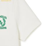  Đầm Polo MLB Classic Sports Tennis Short Sleeve LA Dodgers Dress - 3FOPV0443-07CRS Màu Trắng Kem 