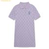  Đầm Polo MLB Women's Classic Monogram Collar Dress BOS (L.Lavender) 3FOPM0233-43LDL Màu Tím 
