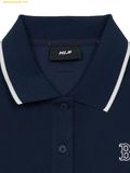  Đầm Polo MLB Women's Varsity Slim Fit Cara Nashi One Piece Boston Red Sox 3FOPV0353-43NYS Màu Navy 