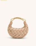  Túi Cầm Tay JW PEI Orla Weave Handbag Màu Nude da 