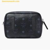  Túi Đeo Chéo MCM Aren Crossbody In Visetos Màu Đen 