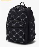  Balo MLB Jacquard Monogram 3PCS Bookshelf Set Gồm Balo + Tote 7ABKMD35N Màu Đen 