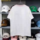  Áo Phông New Era Jersey Cỏ Tim Màu Trắng / Đen / Hồng 