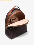  Balo Michael Kors MK Sheila Medium Logo Backpack - Nâu 