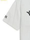  Áo Phông MLB Varsity Big Logo Overfit Short Sleeve T-Shirt New York Yankees 3ATSV0253-50WHS - Trắng 