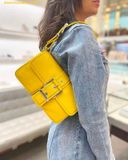  Túi Đeo Vai Michael Kors MK Colby Medium Leather Shoulder Bag Màu Vàng 