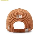  Mũ Lưỡi Trai MLB Teddy Corduroy Boston Red Sox 3ACPWC236-43BRS Màu Nâu 