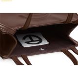  Túi Xách TELFAR Small Shopping Bag Chocolate Patent Nâu Chocolate Size S 