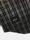  Áo Sơ Mi Bad Blood Vintage Billy Check Shirt Large Fit - Black - SKU: w-tee25-026 