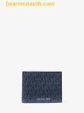  Ví Nam Michael Kors MK Cooper Billfold Logo Wallet - Màu Xanh Navy 