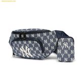  Túi Đeo Hông MLB Monogram Jacquard Hip Sack New York Yankees 3AHSM061N-50NYS 