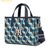  Túi Tote MLB Cube Monogram Small Tote Bag New York Yankees 3AORS022N-50NYD 