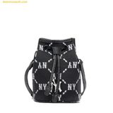  Túi Đeo Chéo MLB Dia Monogram Jacquard Mini Bucket Bag New York Yankees Black 3ABMS022N-50BKS 