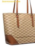  Túi Tote Michael Kors Gigi Aria Large Empire Logo Jacquard Tote Bag in Blue 