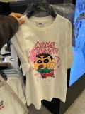  Áo Phông ADLV Crayon Shinchan Action Kamen Shinchan Short Sleeve T-Shirt Màu Trắng 