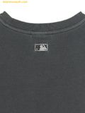  Áo Phông MLB Women's Varsity Vintage Washing Graphic Overfit Short Sleeve T-Shirt New York Yankees 3FTSV1053-43CGD Màu Đen 