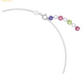  Dây cổ, dây chuyền Swarovski Gema necklace Mixed cuts, Multicolored, Rhodium plated 