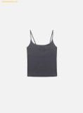  Áo Hai Dây Bad Blood Beyond Soft Cami Tank Charcoal w-tnk24-070 