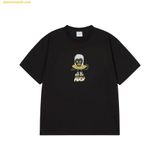  Áo Phông ADLV heart alien short sleeve t-shirt black 