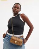  Túi Xách Coach Tabby 20 Quilted Chain Shoulder Bag - Màu Nâu vàng 