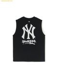  Áo Ba Lỗ MLB Basic Mega Logo Nashi T-Shirt New York Yankees - 3ATOB0253-50BKS - Đen 