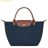  Túi Xách LongChamp Le Pliage Original Size S Handbag Navy - Recycled canvas 