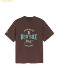  Áo Phông MLB Varsity Vintage Color Graphic Overfit Functional Short Sleeve T-Shirt Boston Red Sox 3ATSV0653-43BRS 