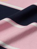  Áo Polo MLB Varsity Stripe Overfit Collar T-Shirt Boston Red Sox 3APQV0253-43PKM Màu Hồng Đen 