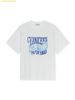 Áo Phông MLB Summer Letter Graphic Overfit Short Sleeve T-Shirt New York Yankees 3ATSX0553-50WHS Trắng