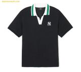  Áo Polo MLB Open Collar Slim Fit NEW YORK YANKEES Black 3FPQB0343-50BKS 