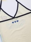  Áo Hai Dây Bad Blood Cindy V-Neck Halter Tank Cream w-tnk24-039 Màu Trắng Kem 