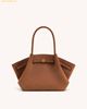 Túi Tote JW PEI Hana Medium Faux Suede Tote Bag - Brown