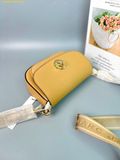  Túi Đeo Chéo Marc Jacobs The Turn Lock Logo Leather Crossbody Mini Bag Màu Begi 