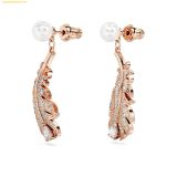  Khuyên tai SWAROVSKI Nice drop earrings 5663487 - Vàng Hồng 