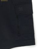  Quần Short Gió Túi Hộp MLB Basic Gorpcore Nylon 9" Cargo Shorts NEW YORK YANKEES 3ASMB0653-50BKS Màu Đen 