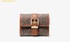 Ví Gập Michael Kors MK Colby Small Empire Signature Logo Tri-Fold Wallet Màu Nâu