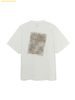 Áo Phông MLB Vintage Monotiv Overfit Short Sleeve T-Shirt New York Yankees 3ATSM0854-50IVS Màu Trắng
