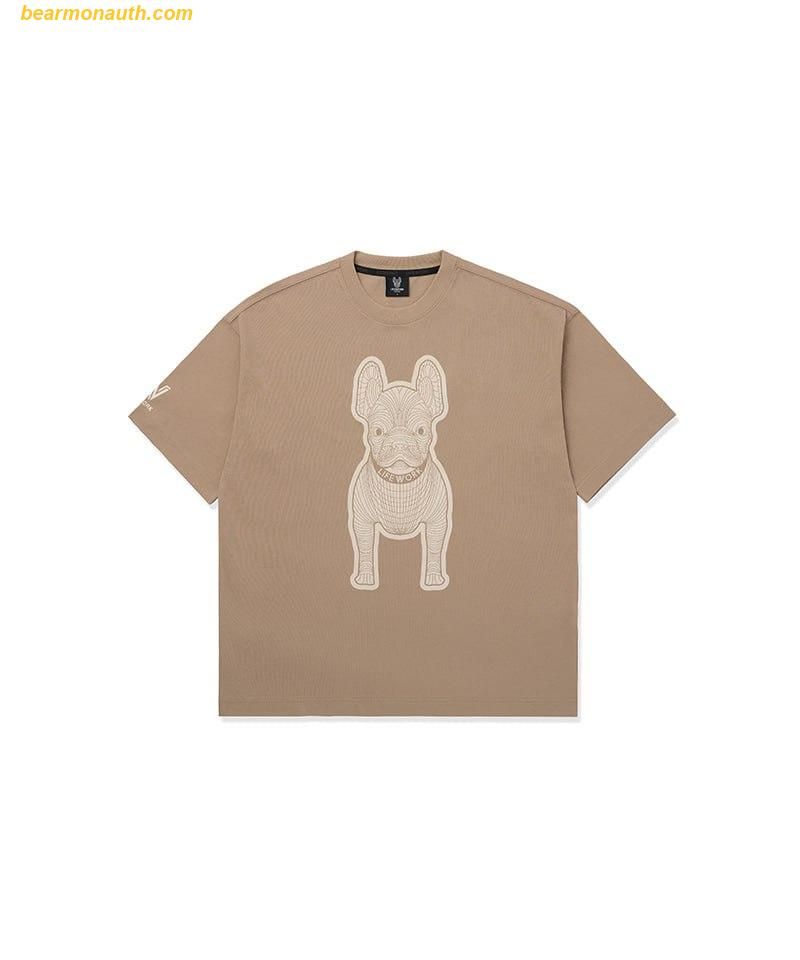  Áo Phông Lifework Silk Radok Printing Short Sleeve T-shirt DARK BEIGE Màu Nâu 